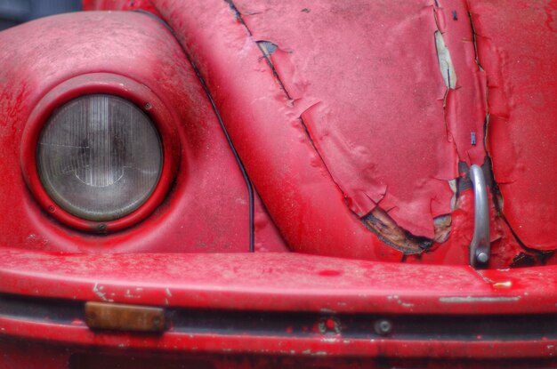 Photo close-up of rusty object