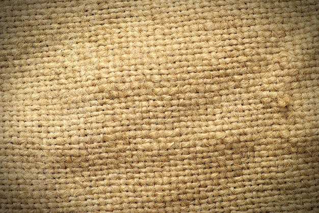 close up of sack texture