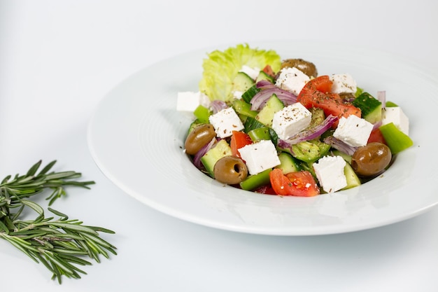 Close-up of salad served in plate