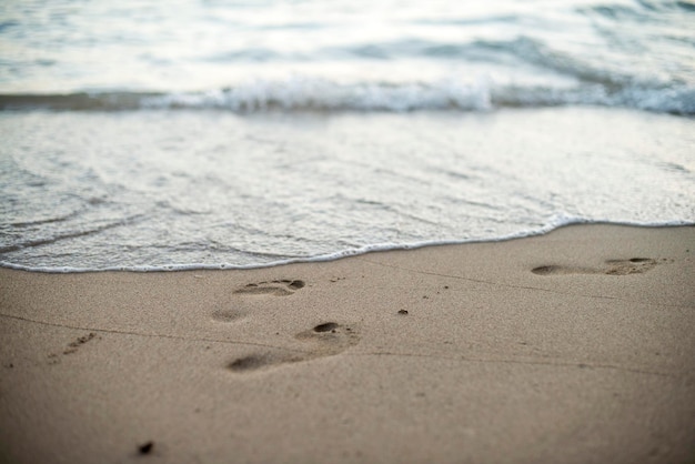 Photo close-up of sand at beach