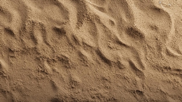 A close up of a sand dune with the word sand on it