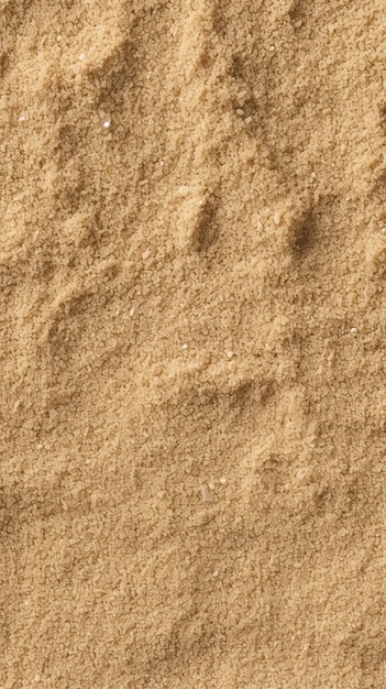 茶色で中央に小さな穴がある砂のテクスチャの拡大図。