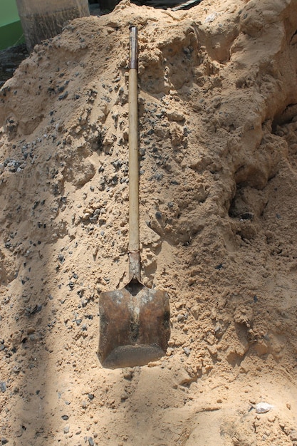 Photo close-up of sand