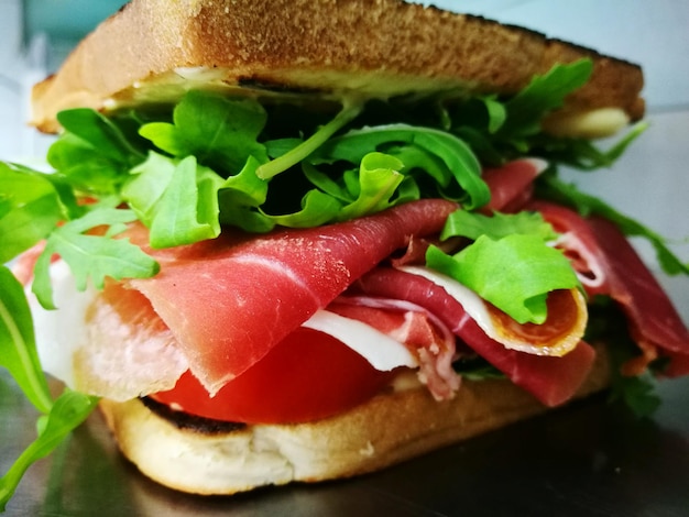 Close-up of sandwich