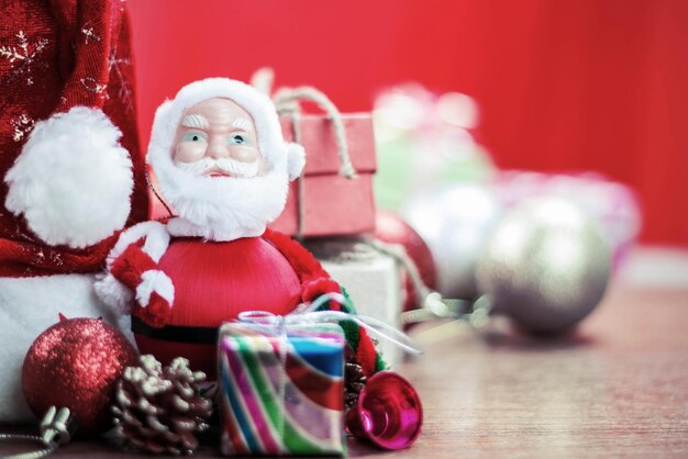 Photo close-up of santa claus