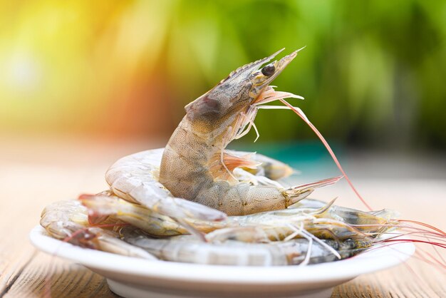 Close-up of seafood in container