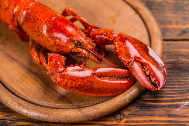 Foto prossimo piano dei frutti di mare sulla tavola