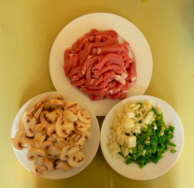 Close-up of served food