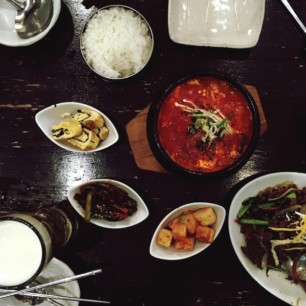 Photo close-up of served food