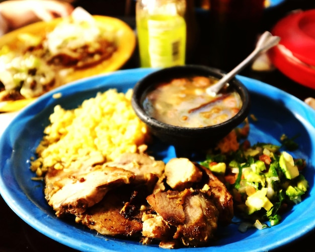 Photo close-up of served food