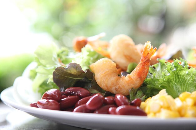 Close-up of served fruits in bowl