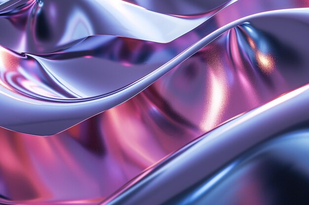 a close up of a shiny purple and black background with a curved design generative ai