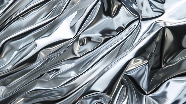 a close up of a shiny silver cloth with a red button generative ai