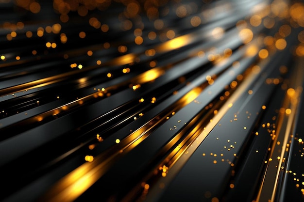 a close up of a shiny surface with lights
