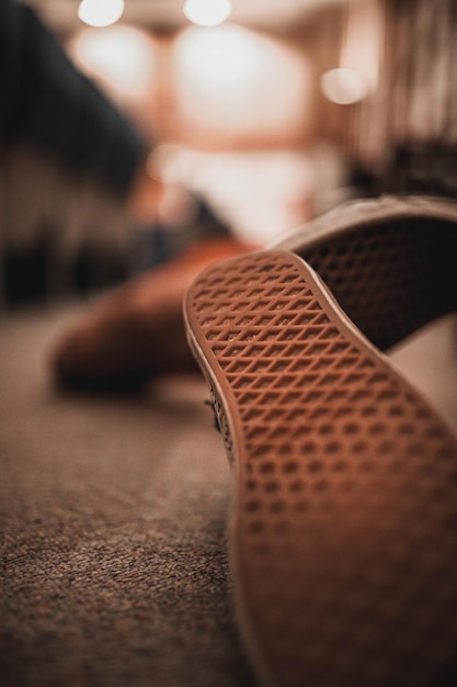 Photo close-up of shoe