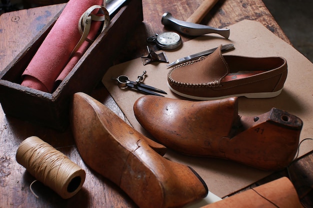 Foto prossimo piano delle scarpe