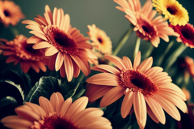 Close up shot of cute beautiful flowers