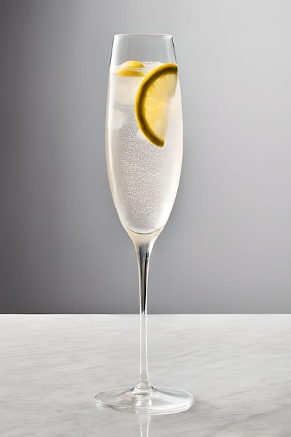 Photo close up shot of french 75