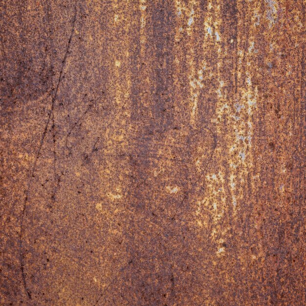 Close up shot of an old dirty rust metal plate surface texture background