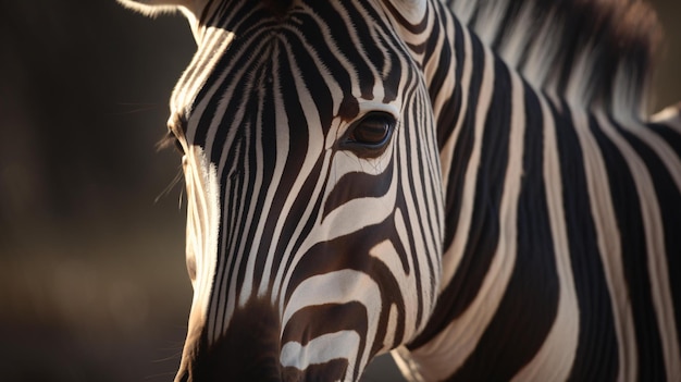 close up shot of zebra wild animal