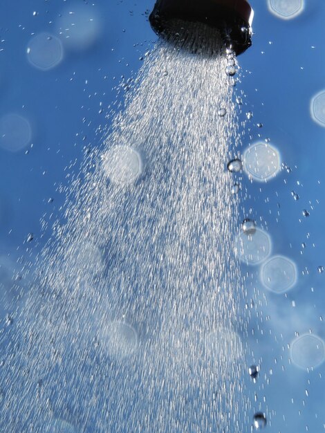 Close-up of shower head