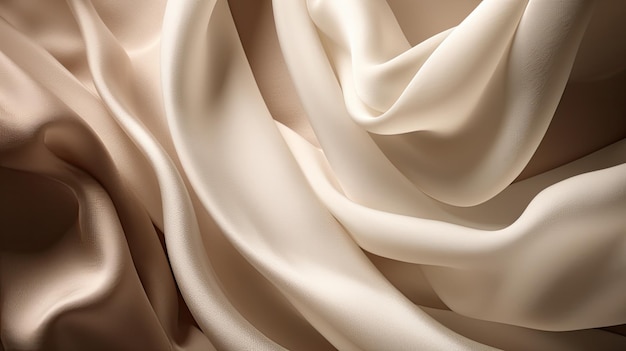 A close up of a silk fabric with a white background.