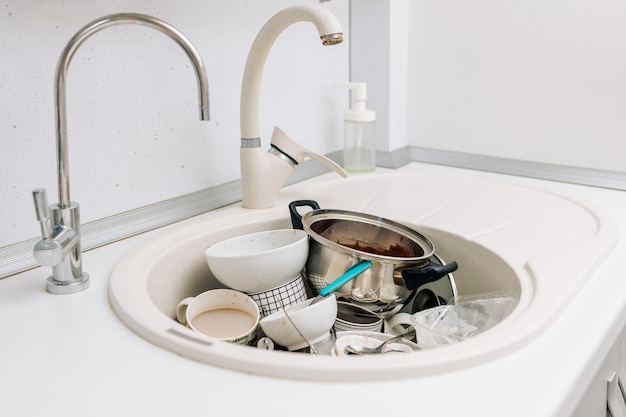 Close-up of sink in bathroom