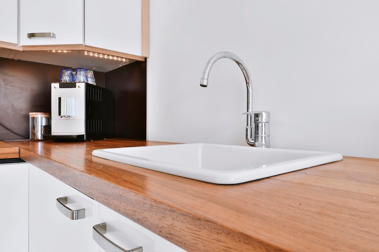 Photo close up of sink