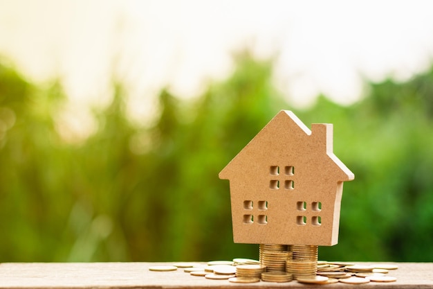 Photo close-up of small toy in house against building