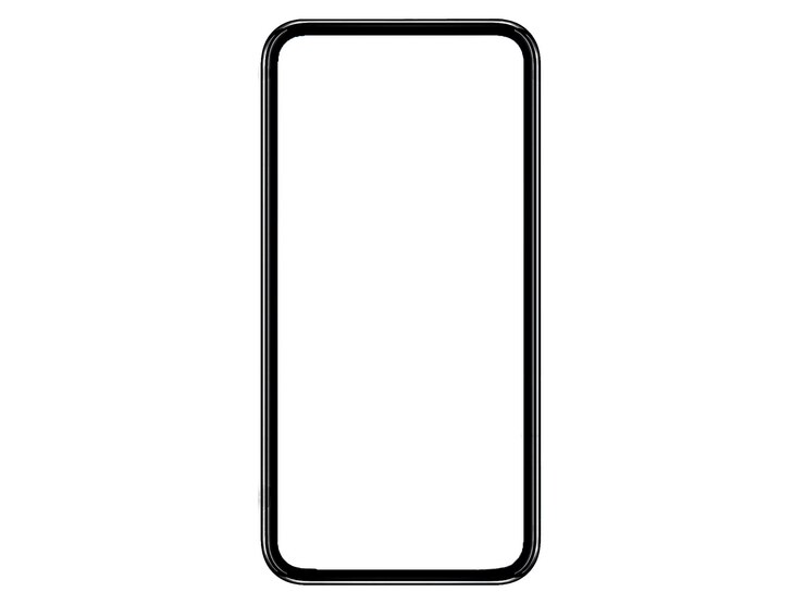 Фотография клоуз-ап смартфона на белом фоне