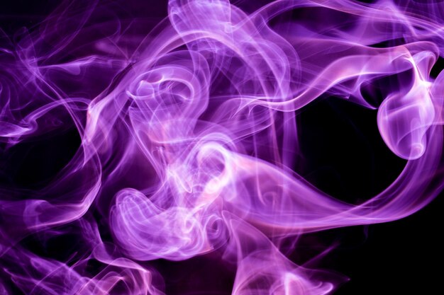 Close-up of smoke against black background