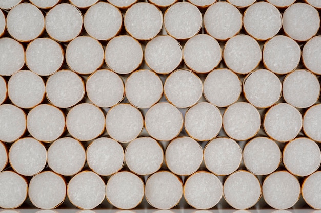 Close up of a smoking cigarettes