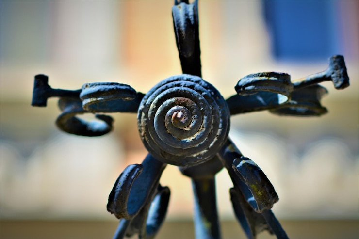 फोटो close-up of snail on metal