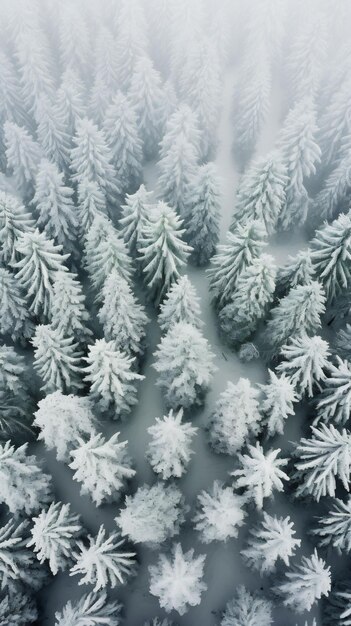 A close up of a snow covered tree