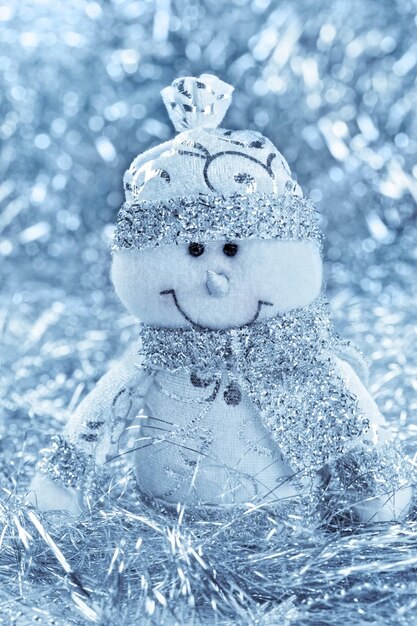 Photo close-up of snowflakes on snow