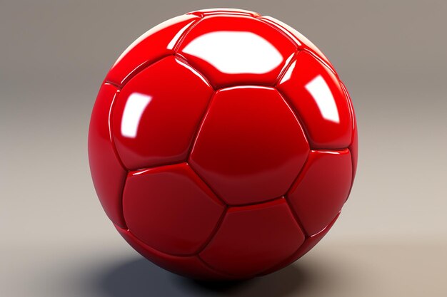 Photo close up of a soccer ball with canada flag d rendering