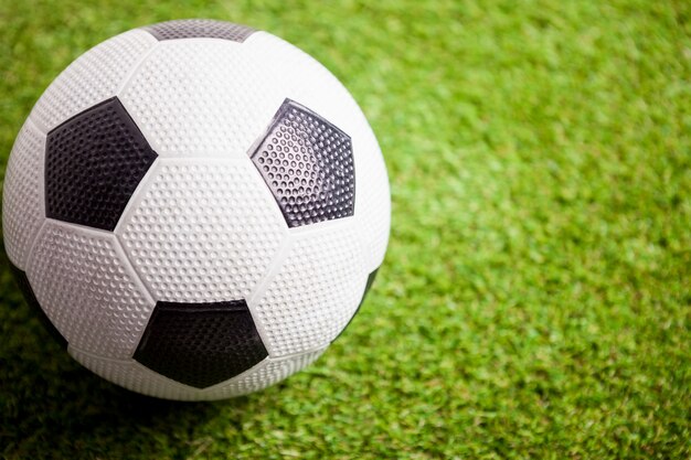 Close up of soccer ball