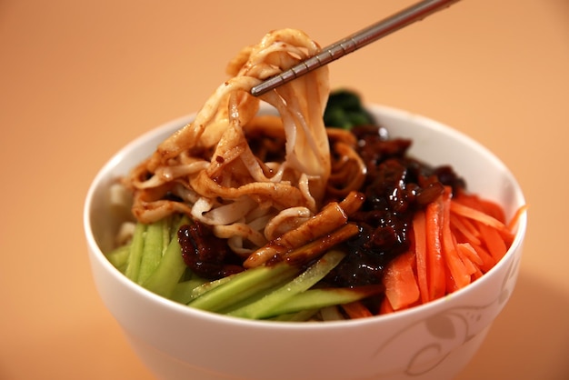 Close-up of soup in bowl