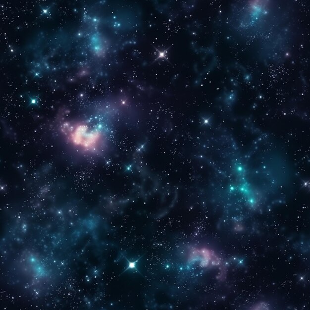 a close up of a space filled with lots of stars generative ai