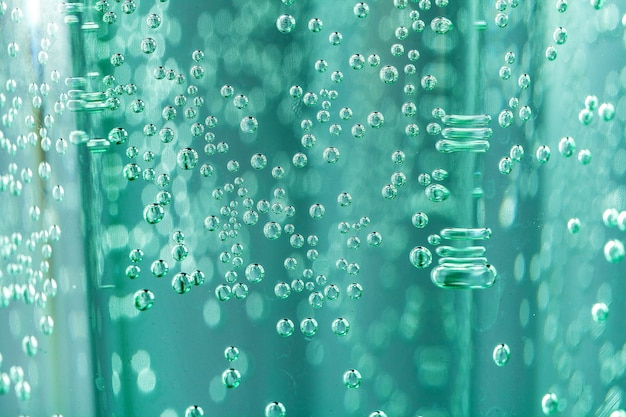 Close up of a sparkling water background