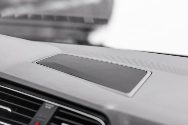 Close up speaker in car Sound speaker in a modern car