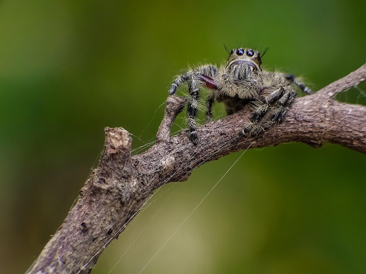 Photo 植物上のクモのクローズアップ