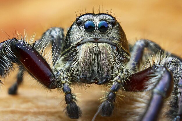 Photo close-up of spider