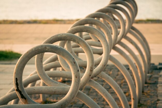 Foto prossimo piano della ruota a spirale