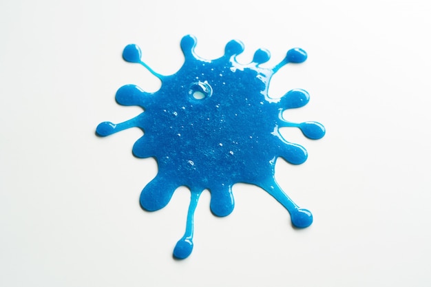 Close-up Splash uit Blue Slime