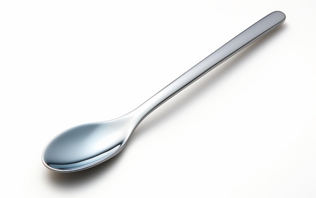 Close Up of a Spoon on White Surface