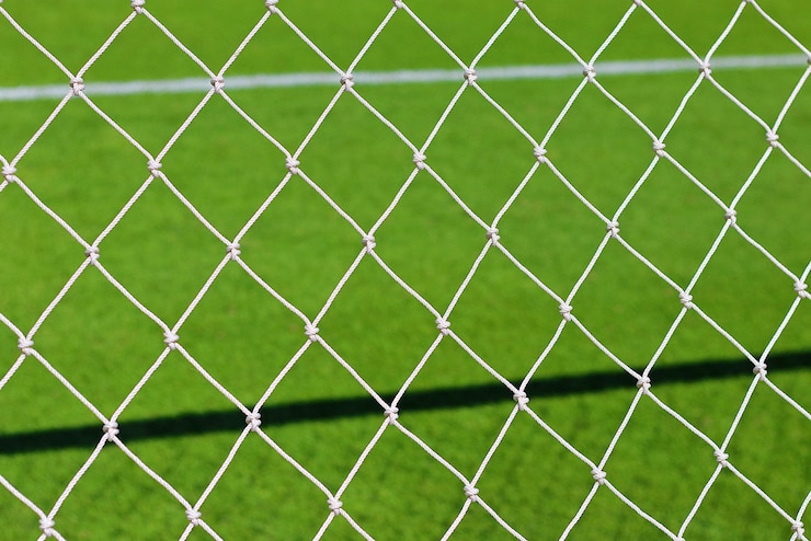 Photo close-up of sports net
