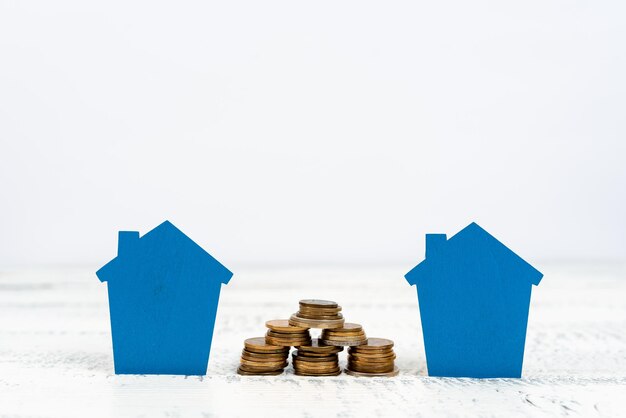 Photo close-up of stack of objects over white background