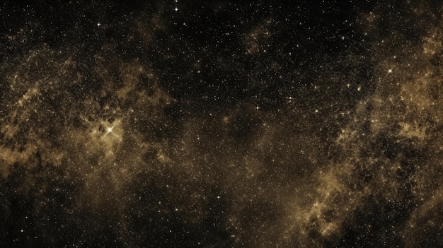 a close up of a star field with a black background generative ai
