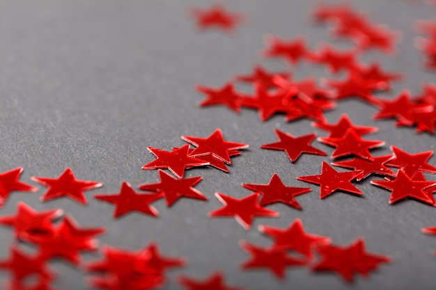 Close-up of star shaped decoration on table